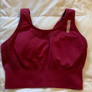 Burgundy Sports Bra